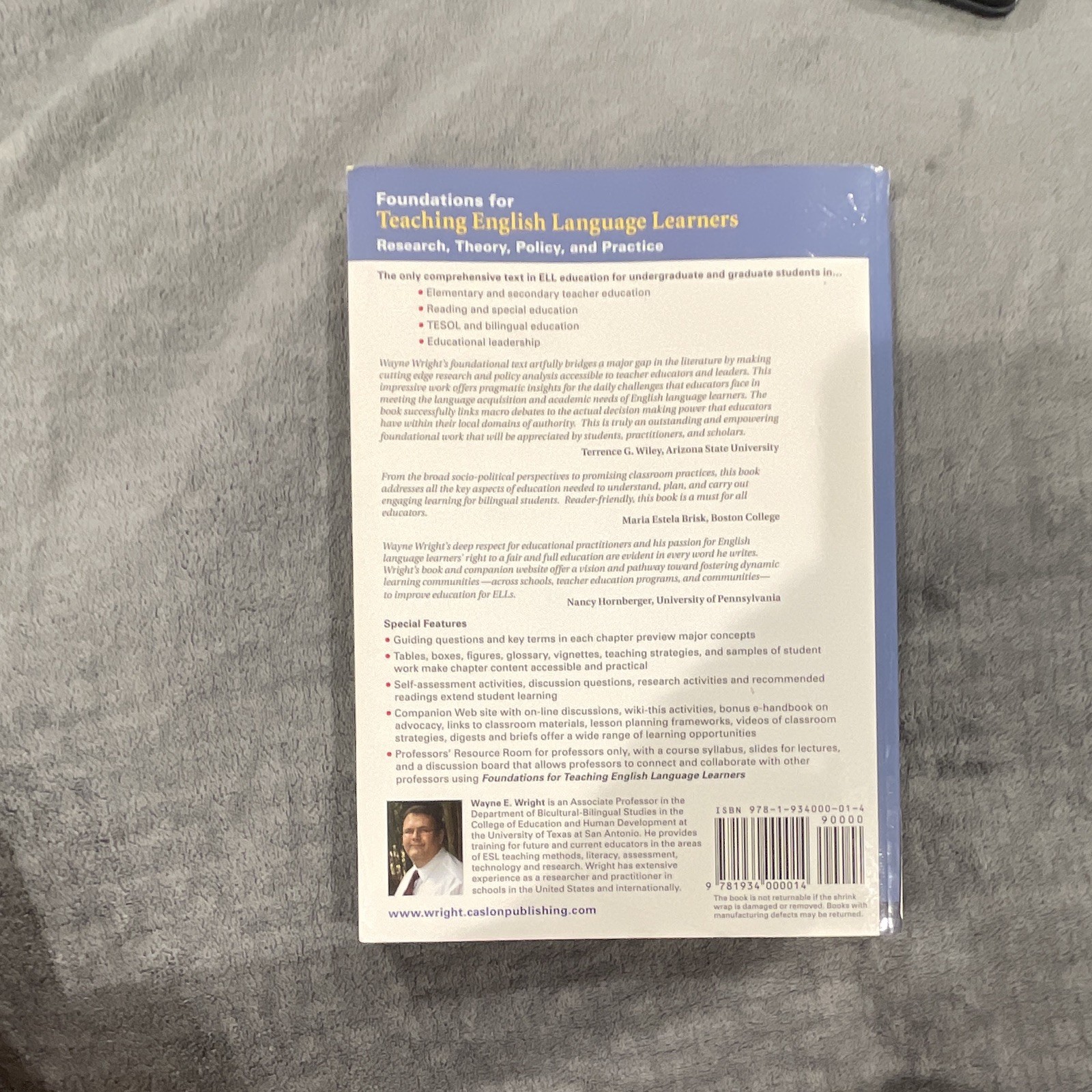 Wayne E. Wright Foundations for Teaching English Language Learners PB