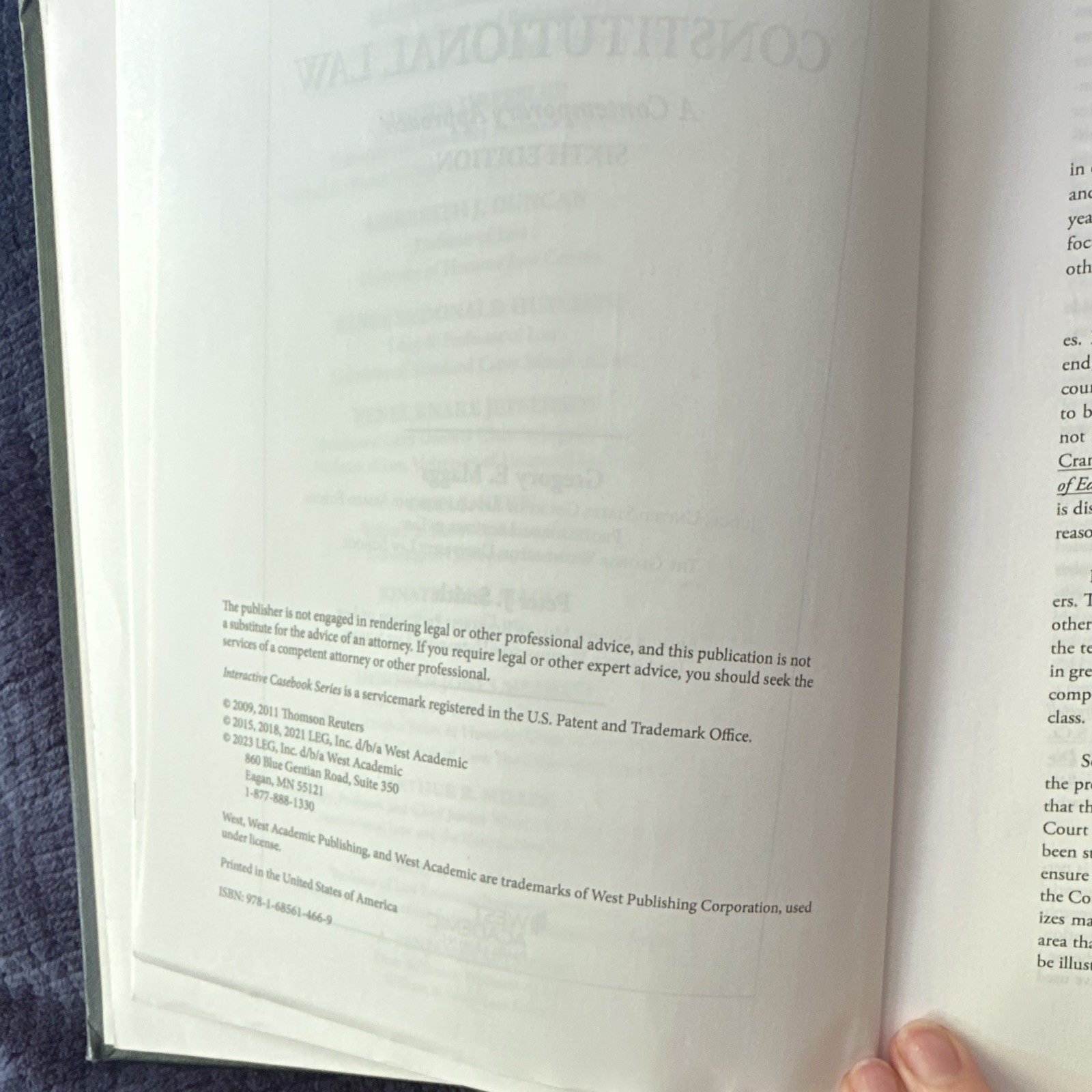 West Academic Constitutional Law: A Contemporary Approach 6th Ed 2023 Maggs