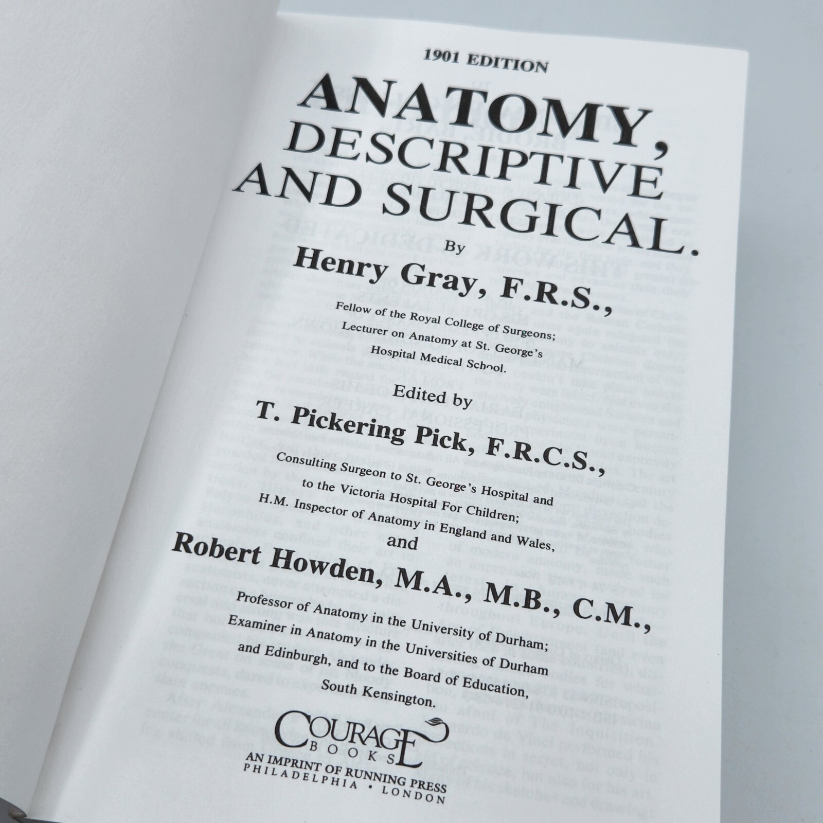 Gray’s Anatomy The Unabridged Running Press Edition Of The American Classic EXUC
