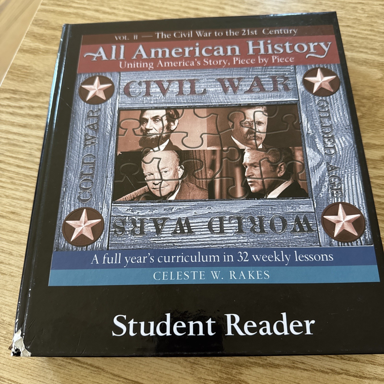 ALL AMERICAN HISTORY volumes 1 & 2 , student readers , Teachers Keys 1 & 2