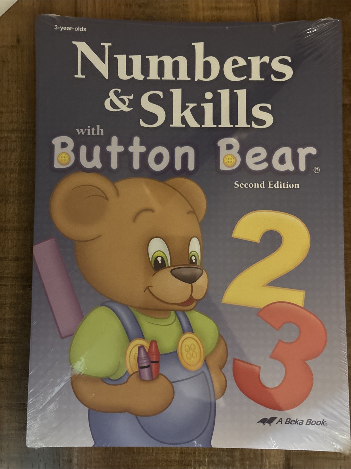 Abeka Preschool 3 Year Old Number Skills With Button Bear Homescho NIP Unbound