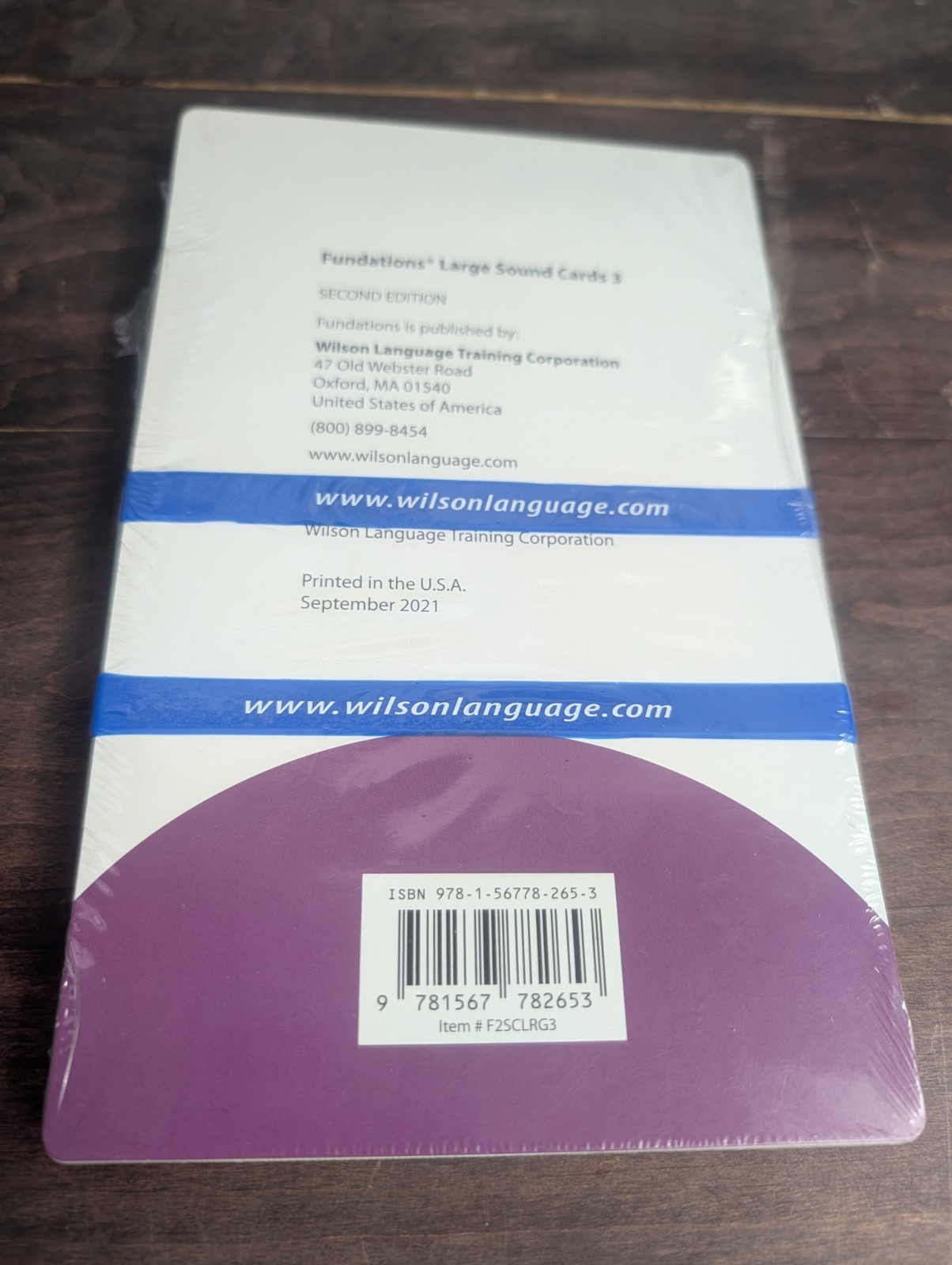 Fundations Large Sound Cards Level 3 Second Ed by Barbara Wilson Flash Cards NEW