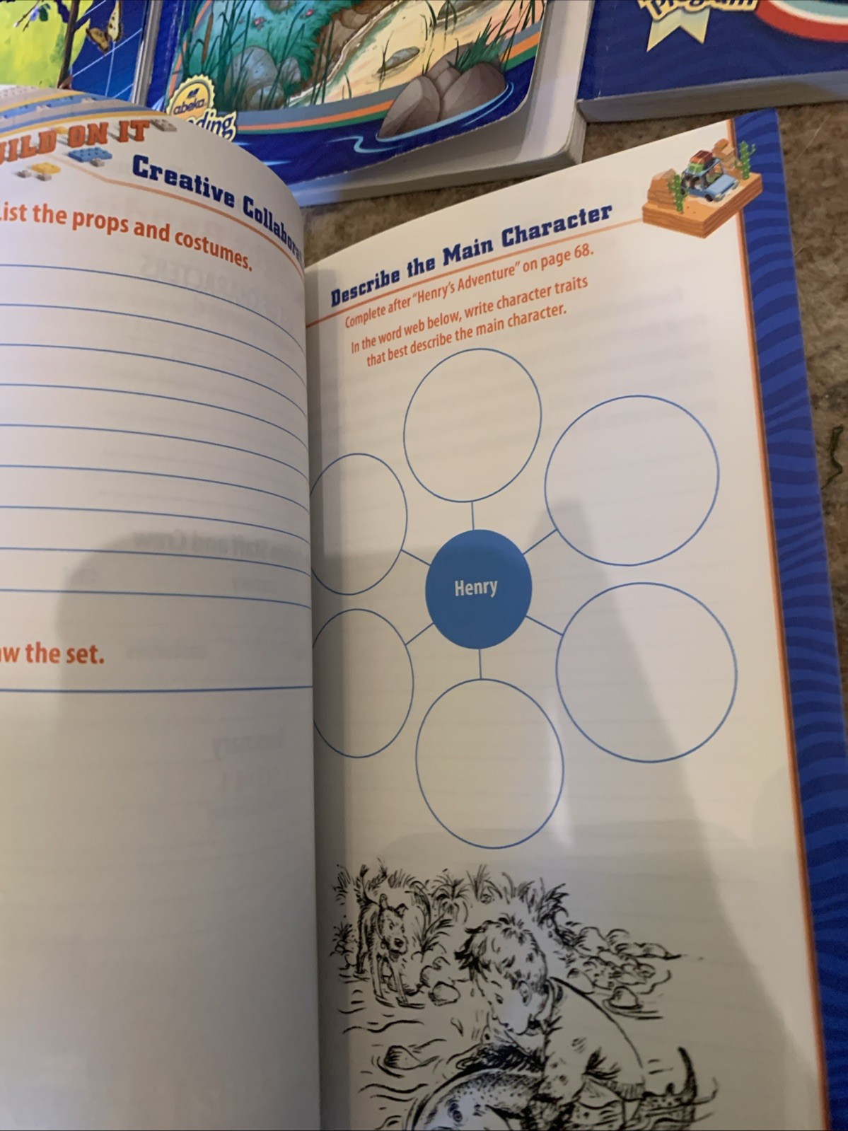 Abeka FOURTH 4th Grade Child / Student Homeschool Books, Readers Incomplete