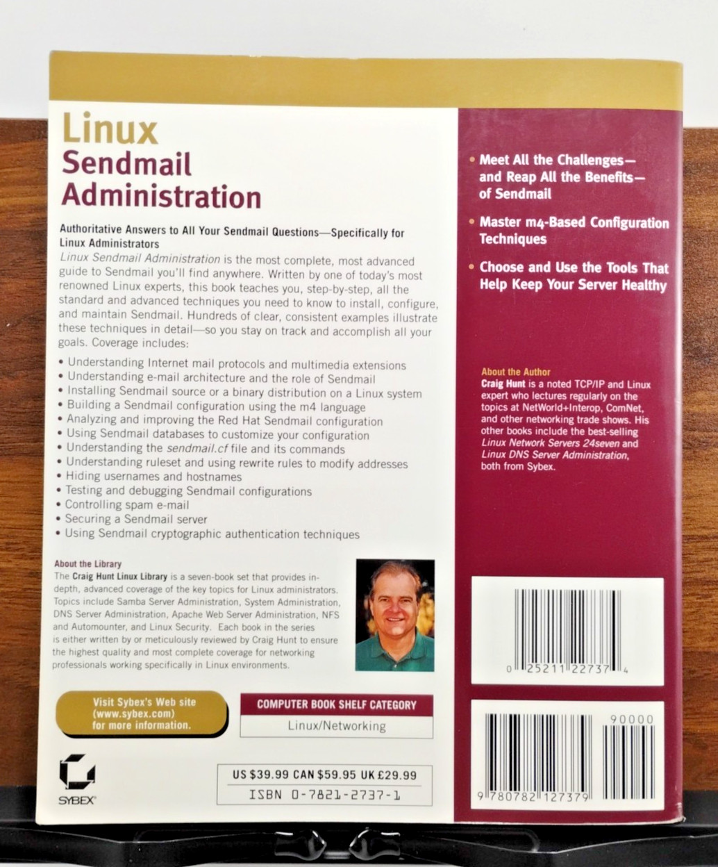 Linux Sendmail Administration Guide Sybex Craig Hunt Mail Server Book