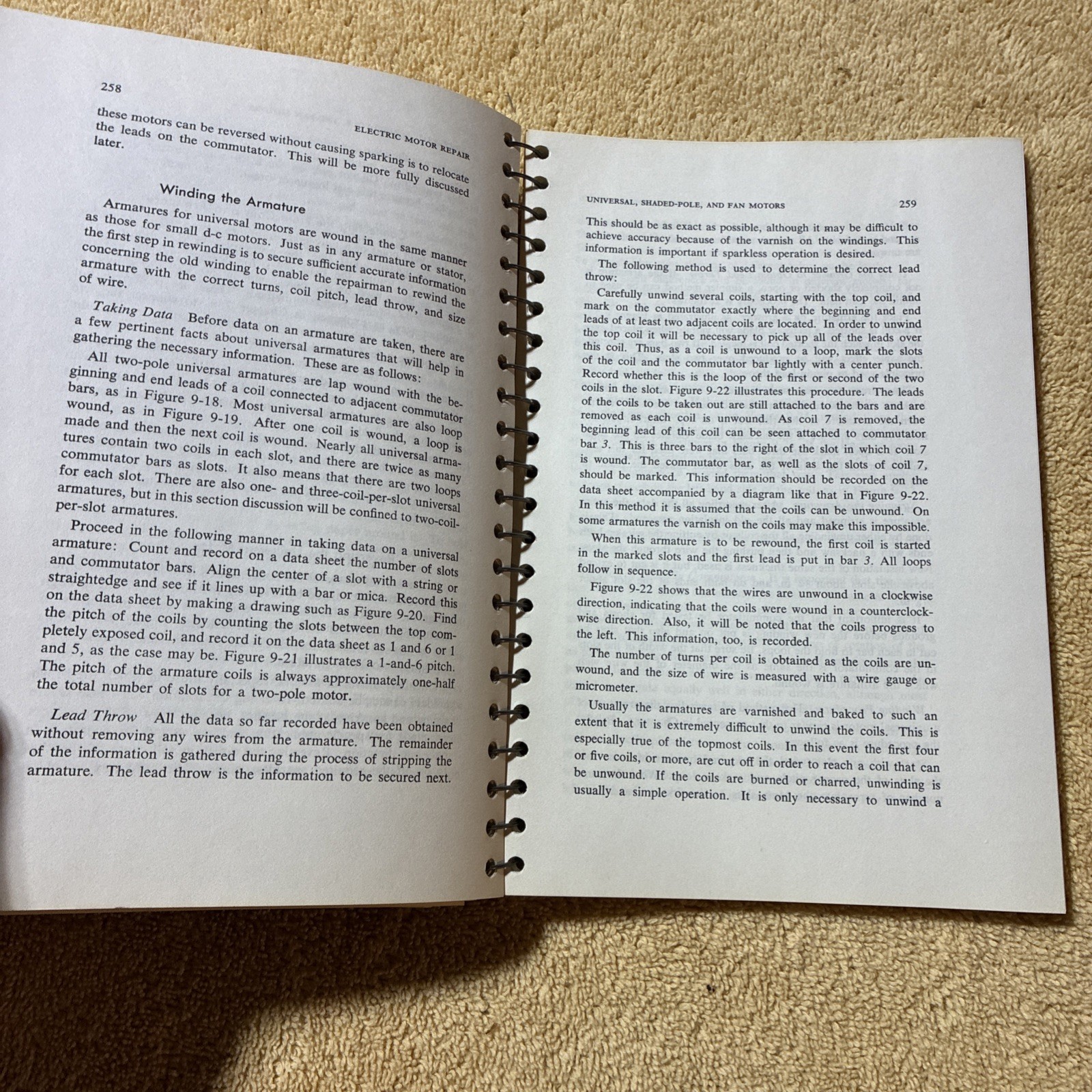Electric Motor Repair Second Edition by Robert Rosenberg 1970 – Second Edition