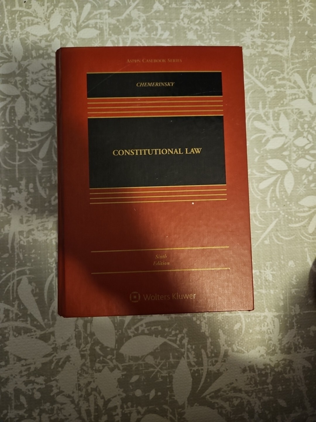 Aspen Casebook Ser.: Constitutional Law by Erwin Chemerinsky (2019, Book, Other)