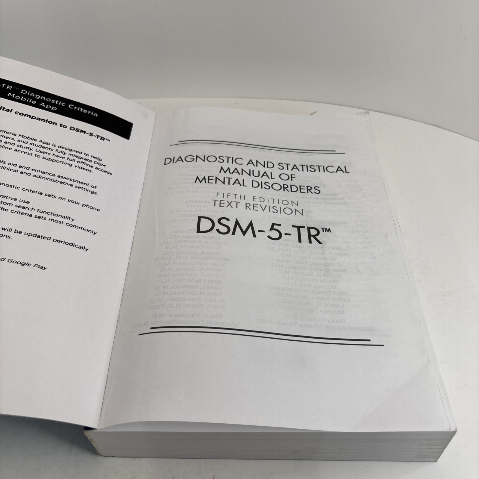 Diagnostic and Statistical Manual of Mental Disorders DSM-5-TR- Good