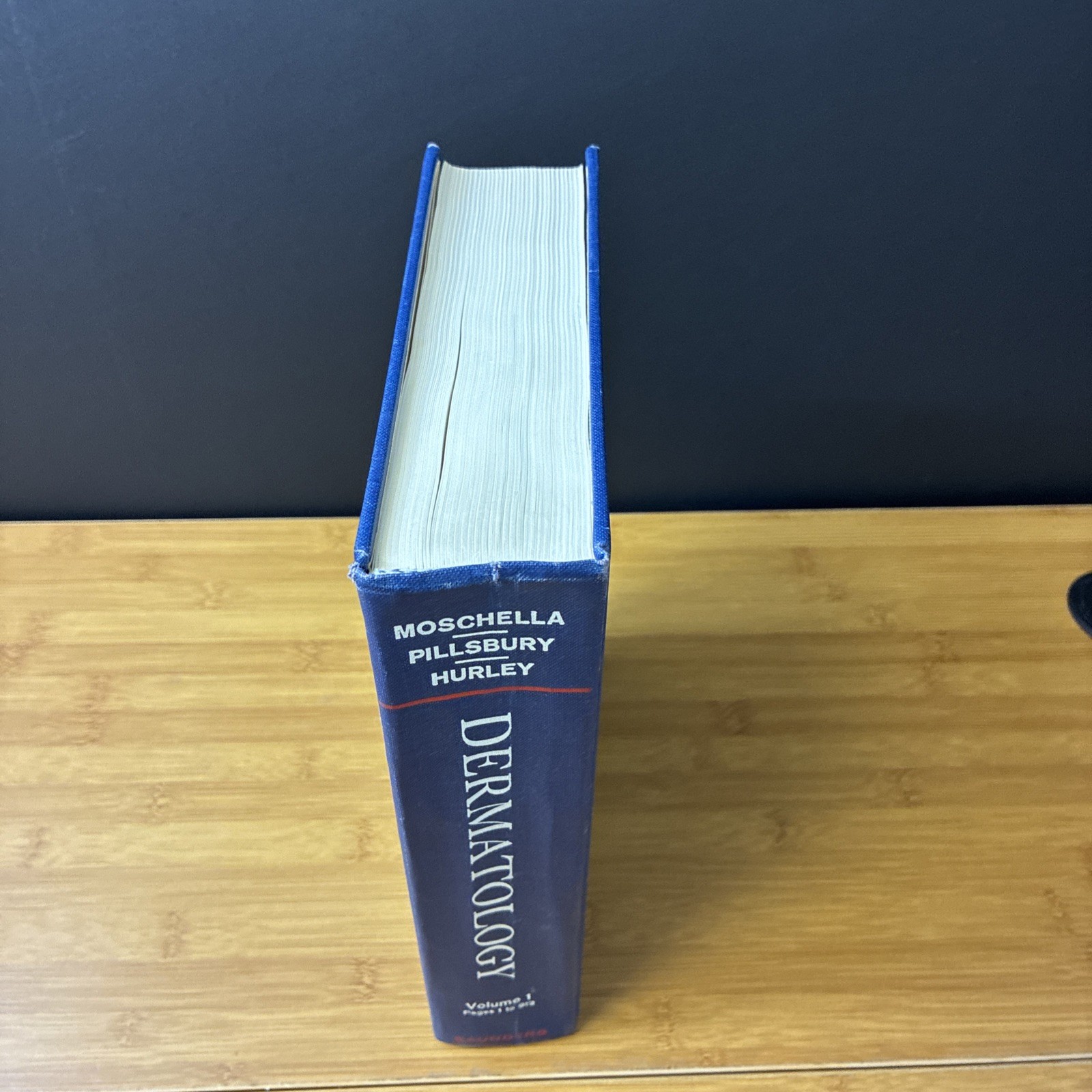 Dermatology Volume 1 Pages 1-912 By Moschella Pillsbury Hurley (Hardcover, 1975)