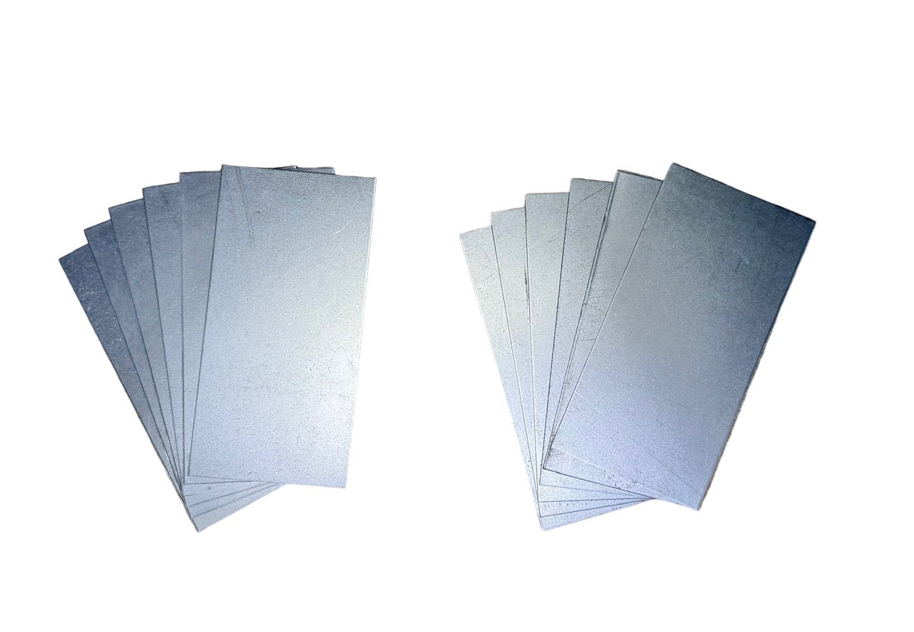 Welding Coupons – 12 Pack Sheet Metal Cold Rolled 18 gauge 2W x 4L