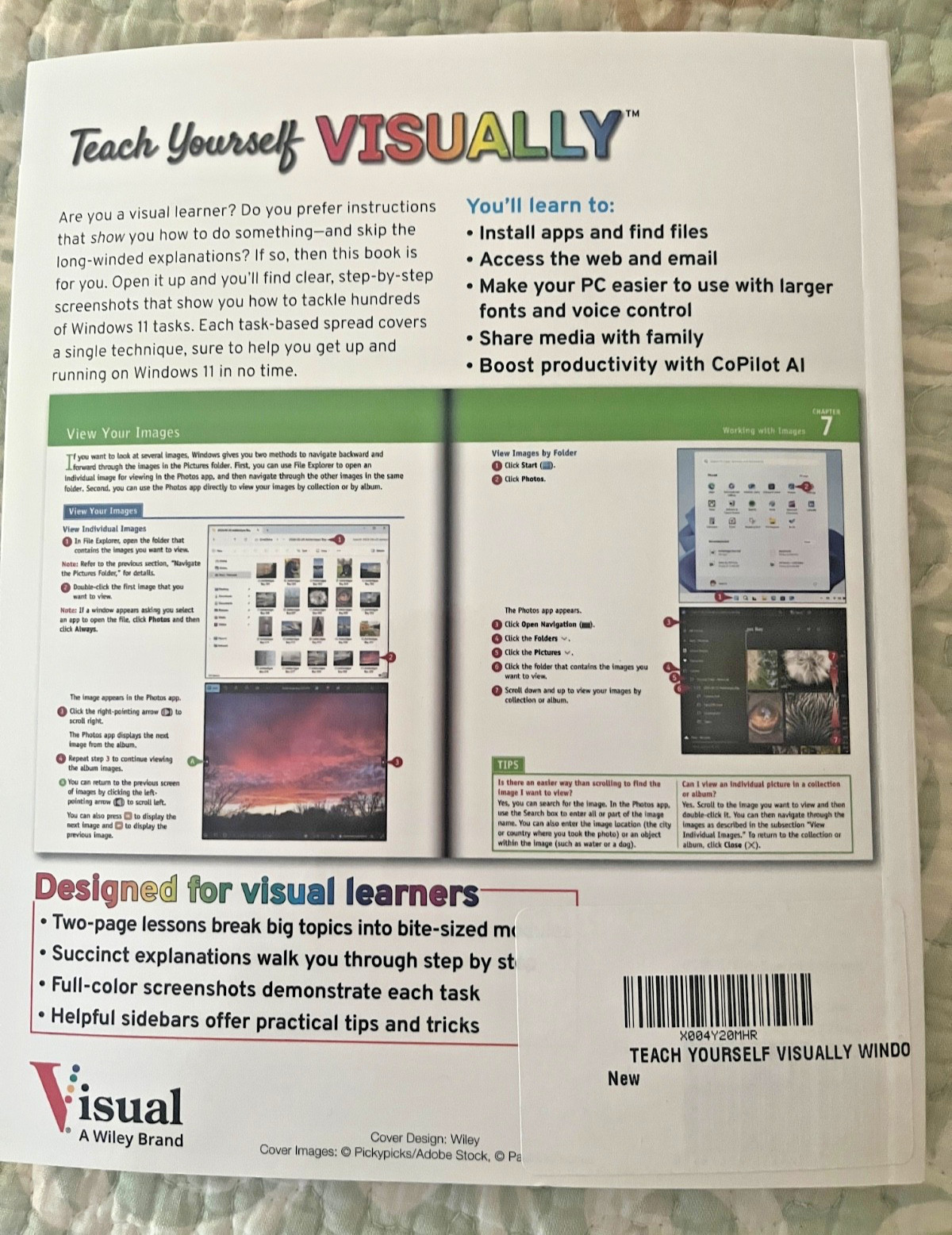 Teach Yourself VISUALLY Windows 11. 2nd Edition, 2025. Paperback.