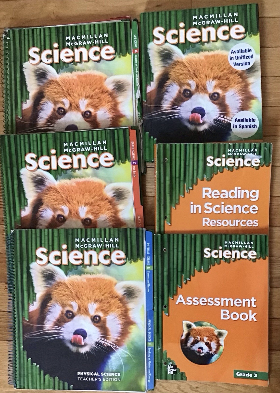 3rd Grade 3 Science Teachers Editions Test Workbook McGraw Homeschool Bundle Set