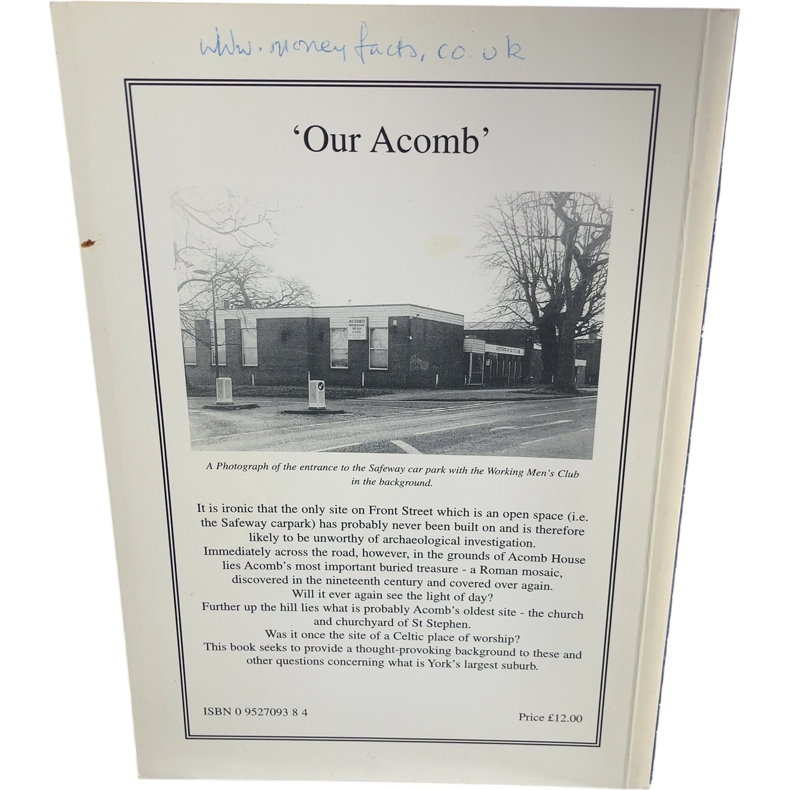 A History of Acomb Richardson’s History Revised Hodgson Paperback
