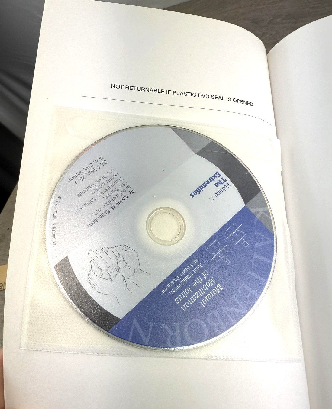 Manual Mobilization of the Joints Vol 1 The Extremities Kaltenborn+DVD 8th Ed