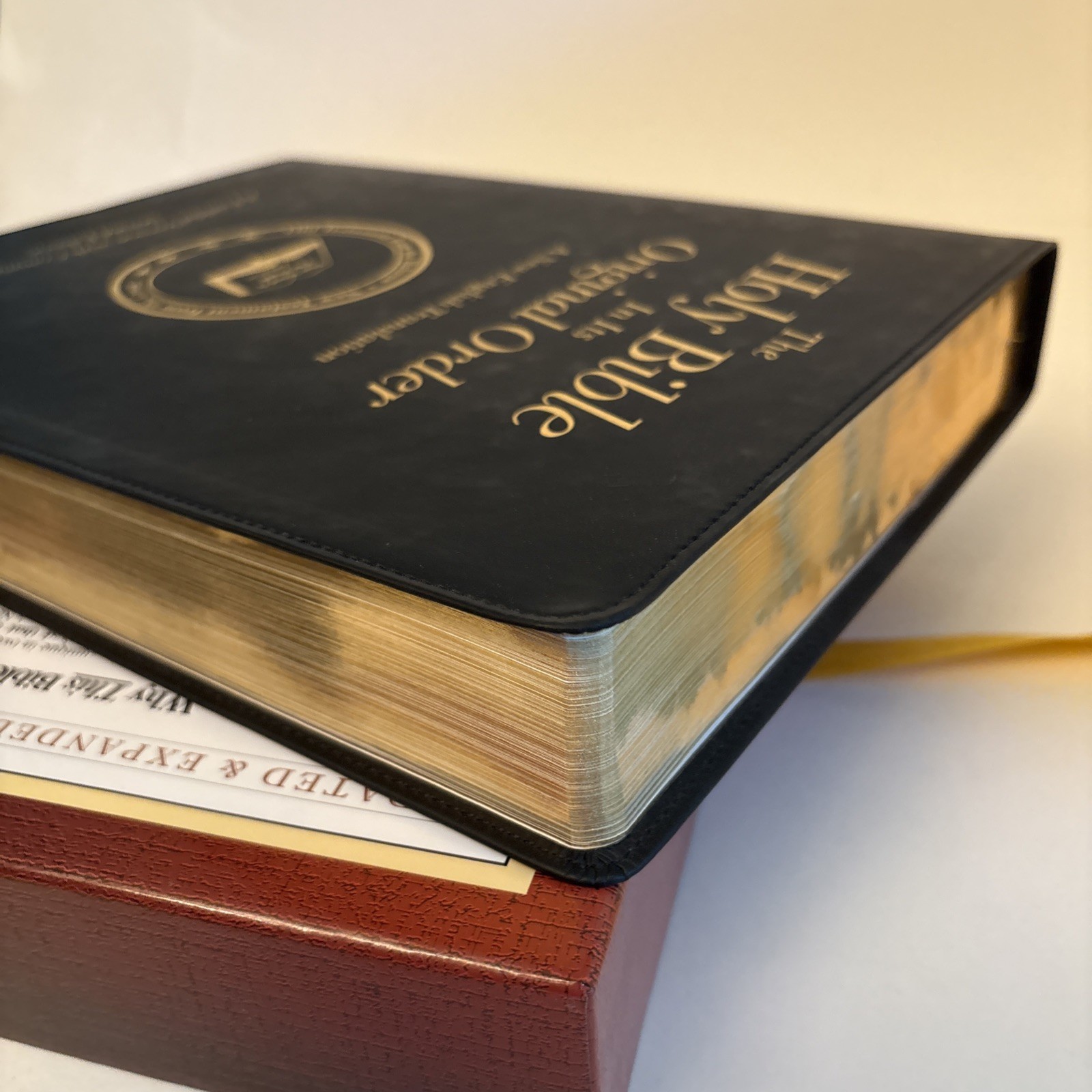 The Holy Bible Its Original Order A Faithful Version Commentary 2nd Leatherette