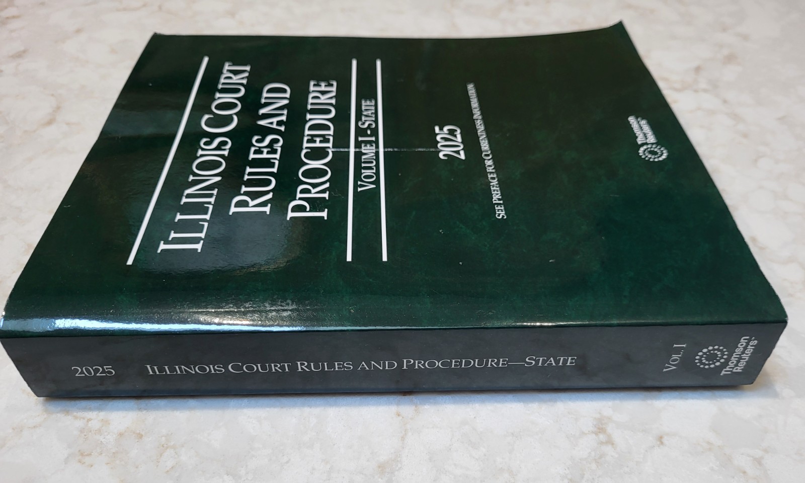 Illinois Court Rules and Procedure 2025 Volume 1 Paperback Thomson Reuters