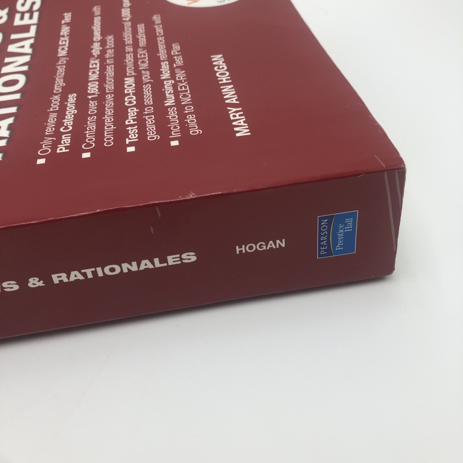 Comprehensive Review For NCLEX-RN Reviews And Rationales Book Mary Ann Hogan