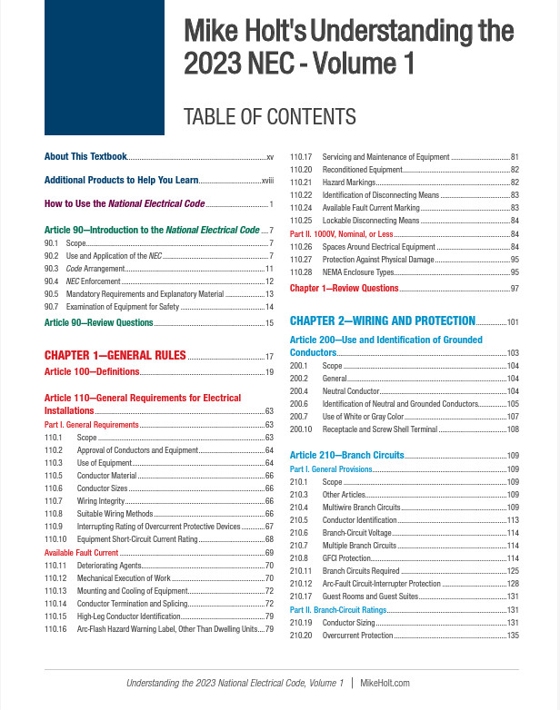 Mike Holt’s 2023 Journeyman Comprehensive Exam Prep DVD Library
