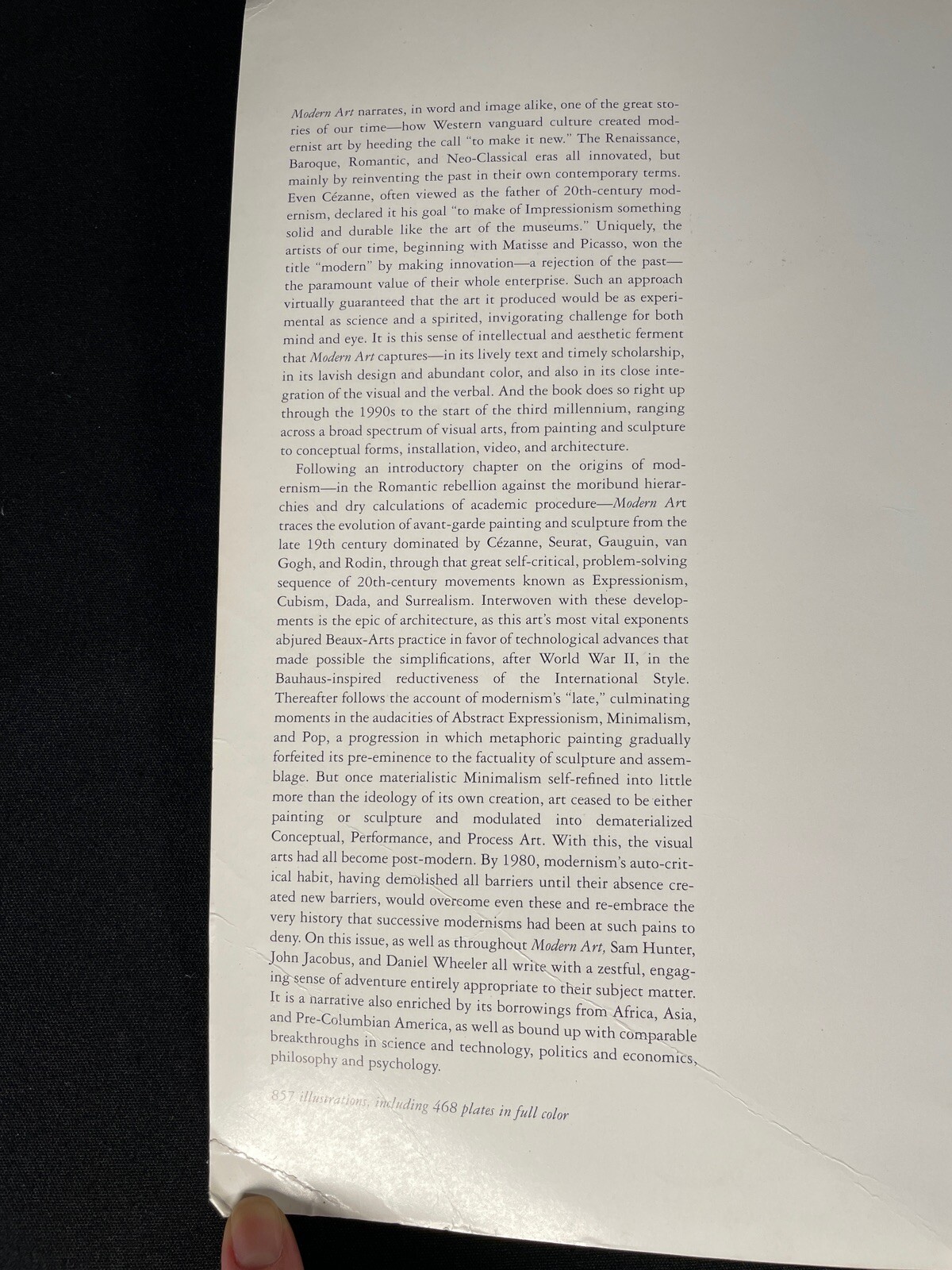 MODERN ART by John Jacobus, Sam Hunter & Daniel Wheeler 3rd Edition 448Pages