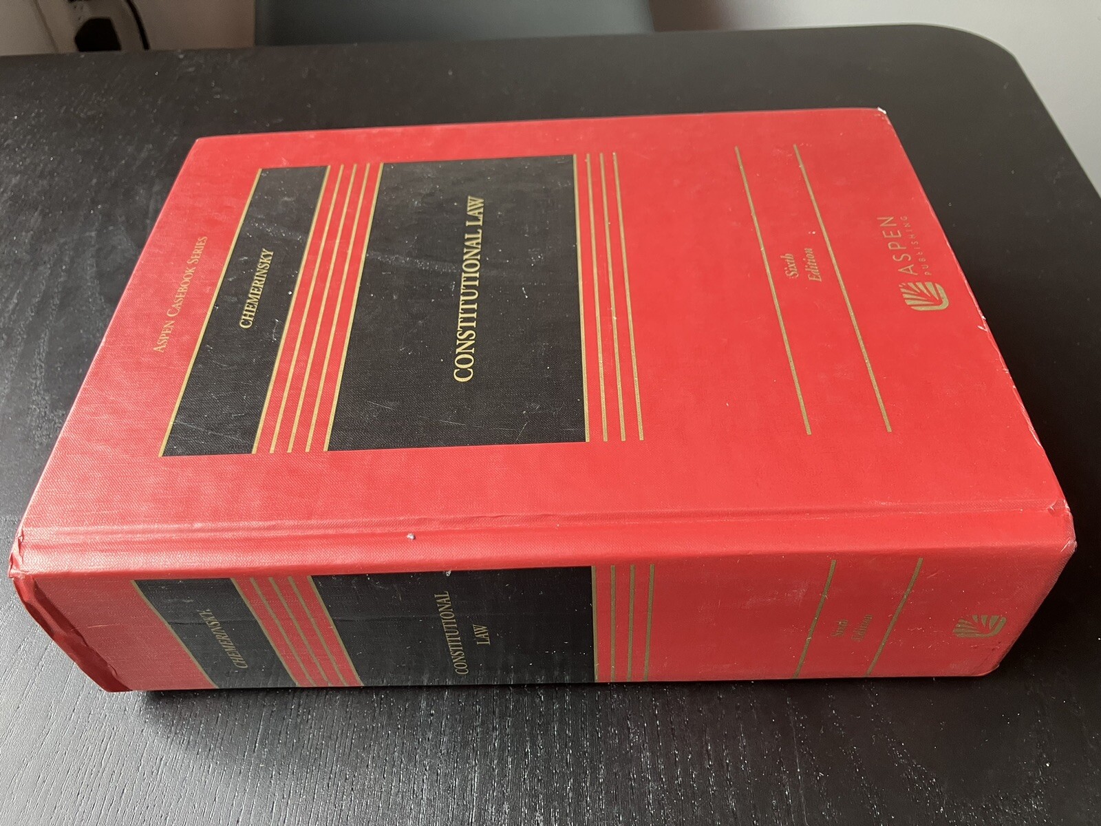 Constitutional Law by Erwin Chemerinsky Sixth Edition, 2020 Hardcover