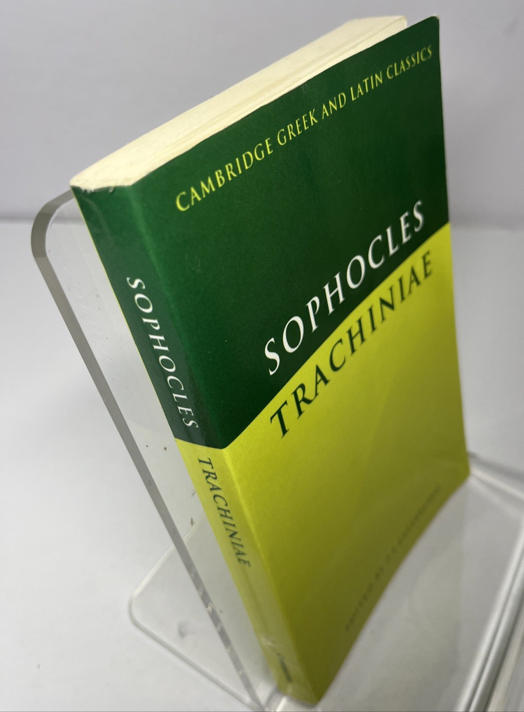 3 volumes Cambridge Greek & Latin Classics: Prometheus Bound, Iliad, Trachiniae