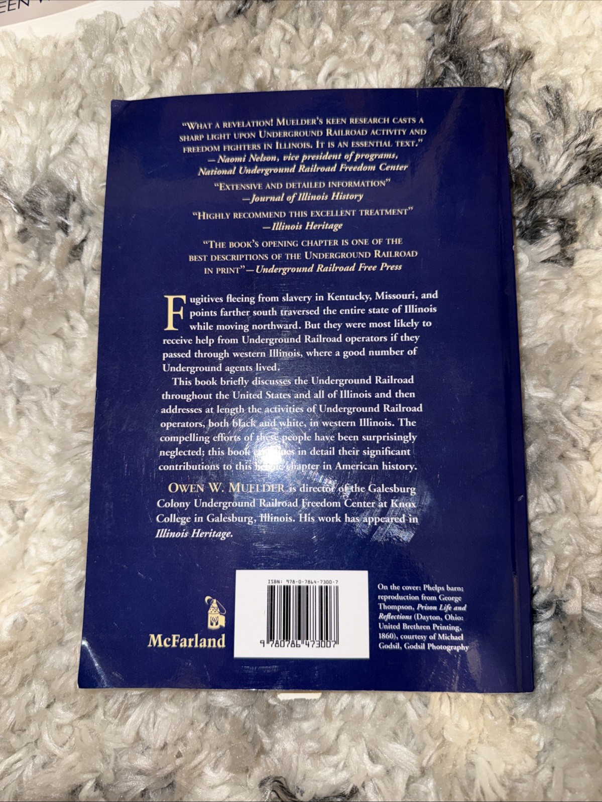 Underground Railroad in Western Illinois, Paperback by Muelder, Owen W., Bran…
