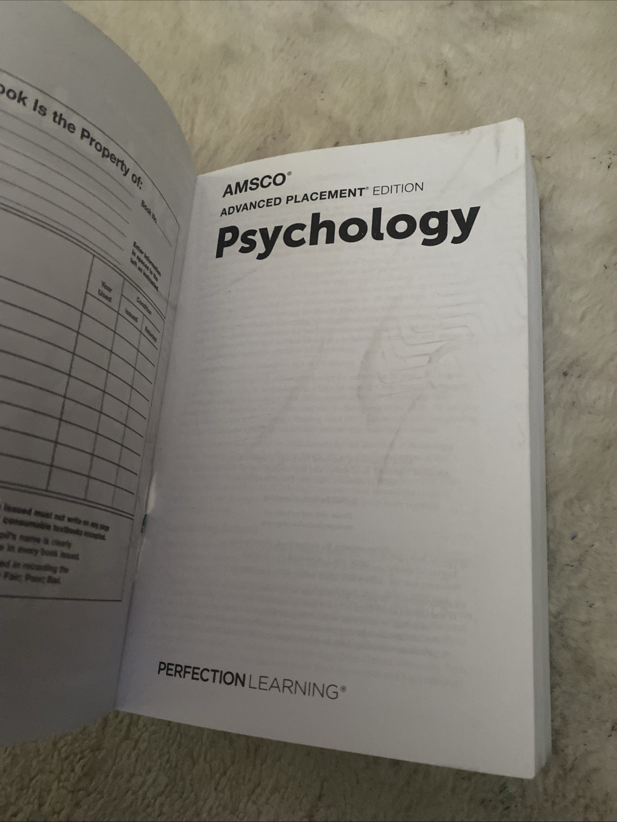 Advanced Placement Psychology, 3rd Edition (AMSCO PUBLICATION)