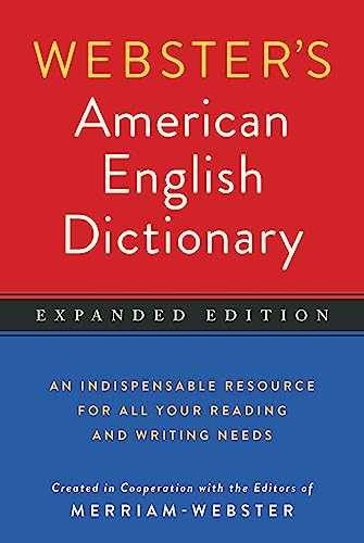 Webster’s American – Paperback, by Editors of Merriam-Webster; – Very Good