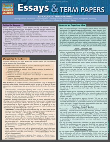 Essays & Term Papers by Shelley Evans-Marshall: New
