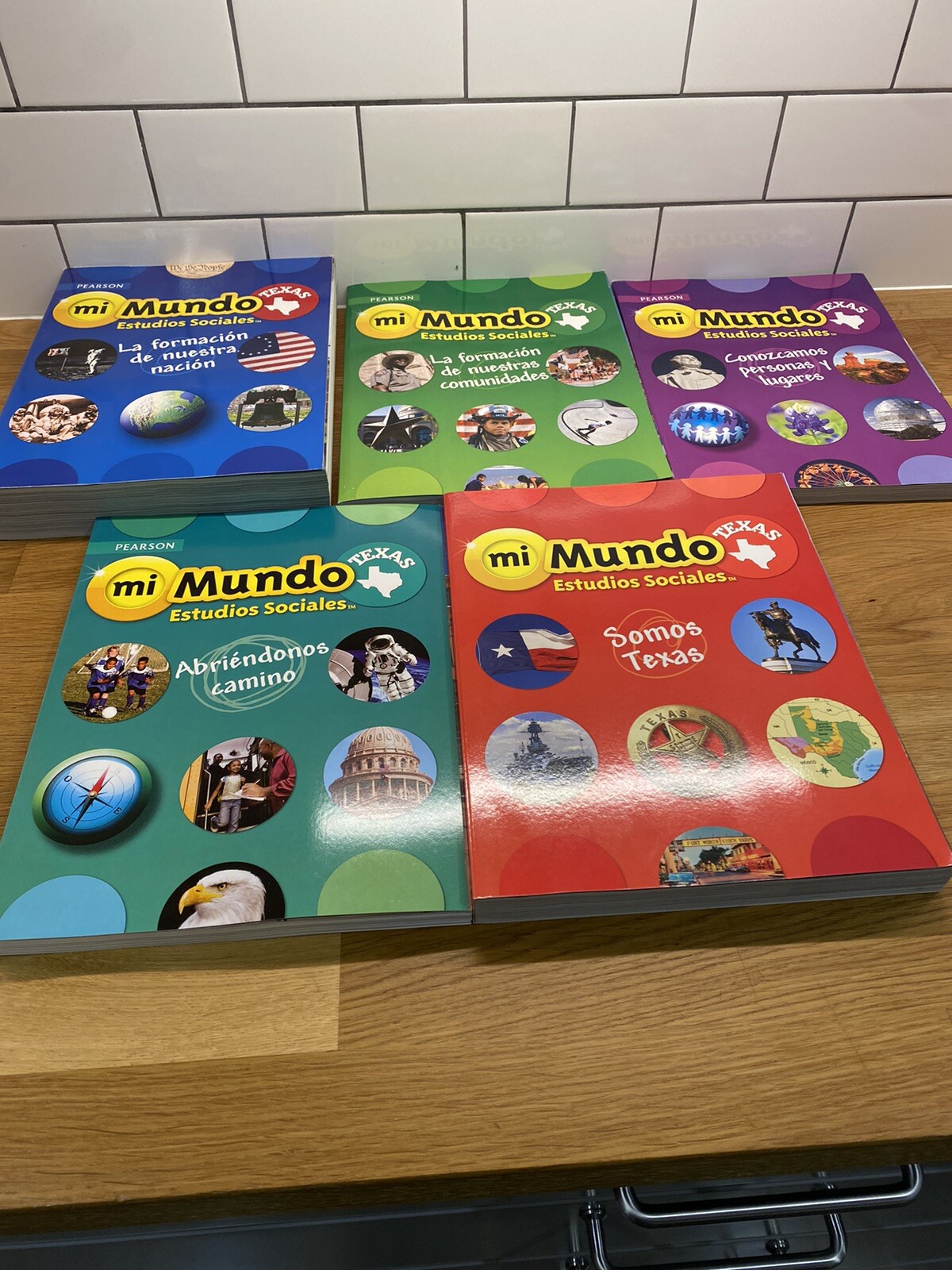 Pearson Social Studies Set 1st-5th In Spanish