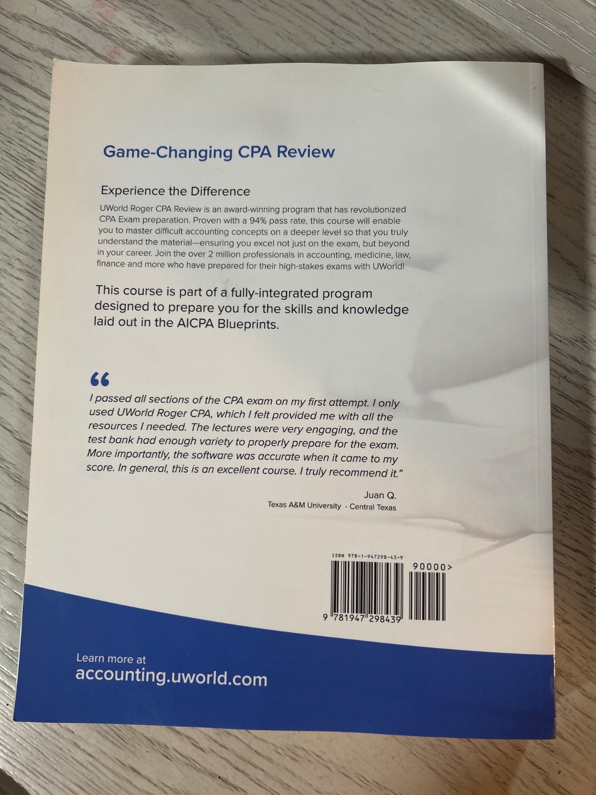 AUD 2023 Edition Textbook by UWorld LLC (2022, Trade Paperback)