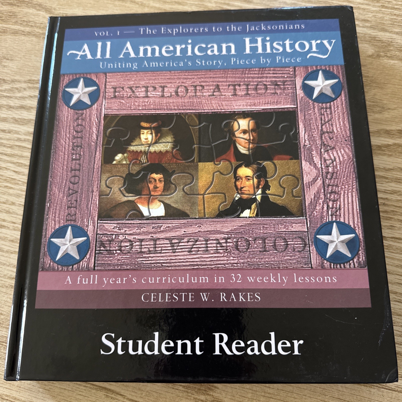 ALL AMERICAN HISTORY volumes 1 & 2 , student readers , Teachers Keys 1 & 2