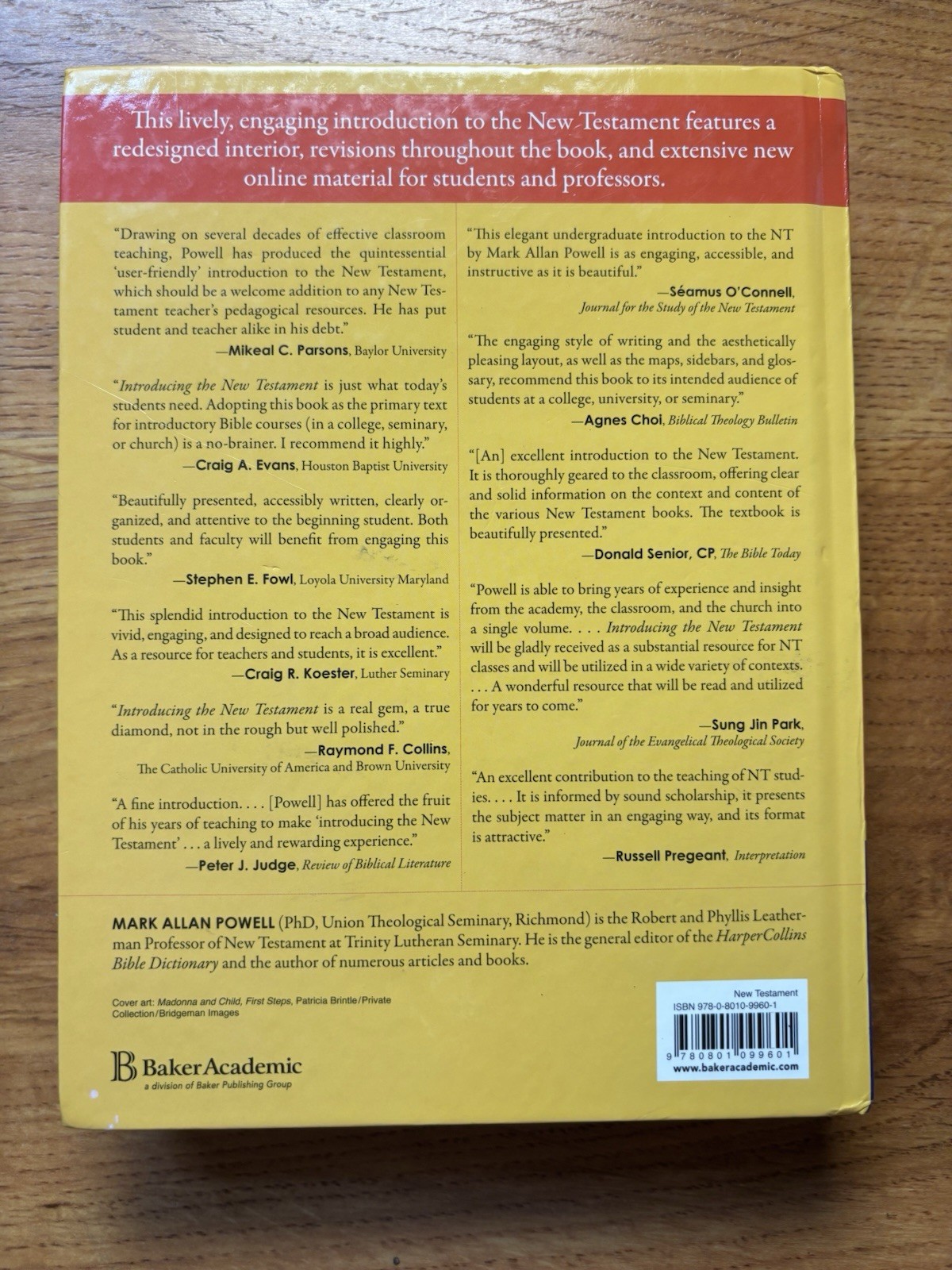 Introducing the New Testament: A – Hardcover, by Mark Allan Powell – VG+
