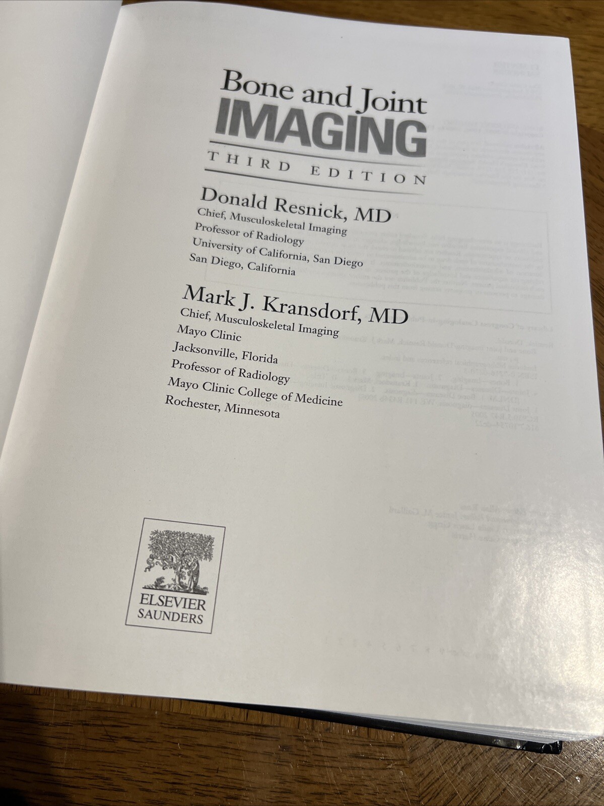 Bone and Joint Imaging Hardcover Mark J., Resnick, Donald L. Kran