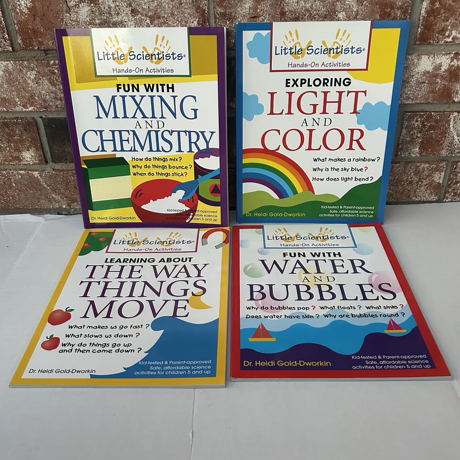 Little Scientists Hands On Activities 4 Ct Book Lot Elementary K-3rd Grade