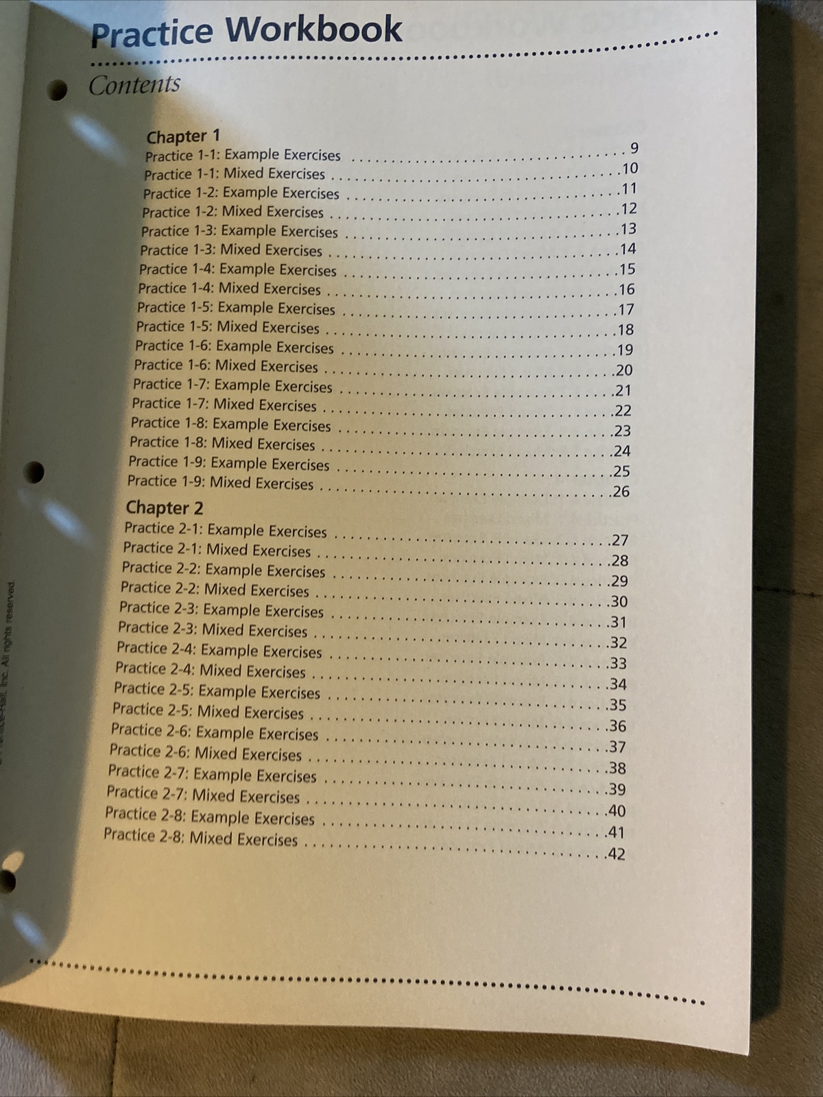 Algebra by Prentice-Hall Staff 1997 Trade Paperback Workbook Vintage