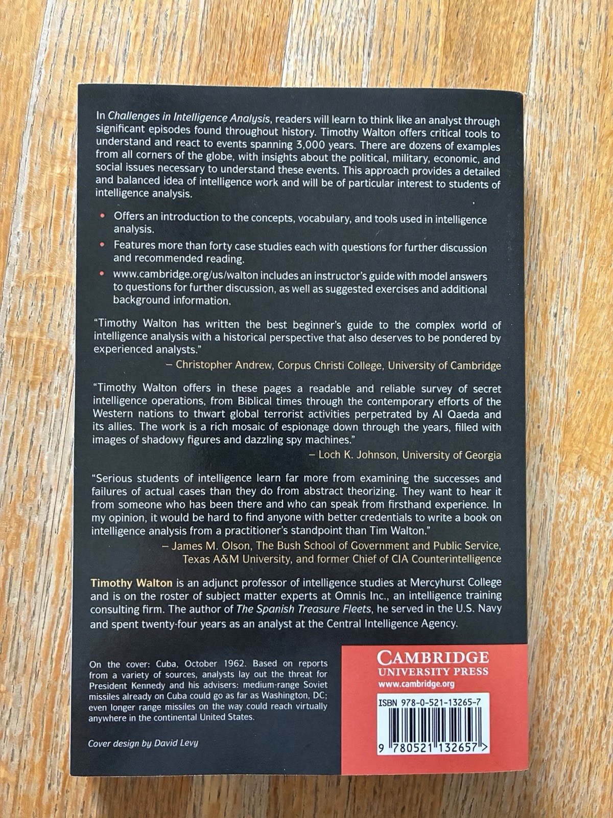 Challenges in Intelligence Analysis 1300 BCE to Present Day by Timothy Walton