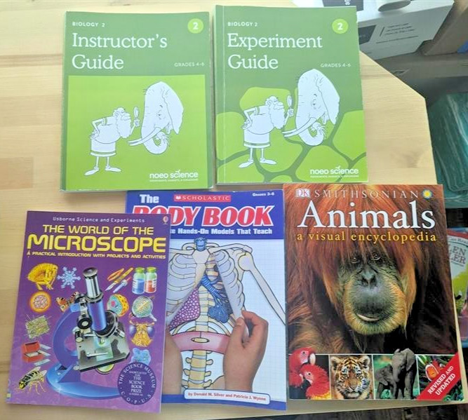 NOEO Biology 2 Book Bundle | Homeschool Biology Curriculum | Middle School