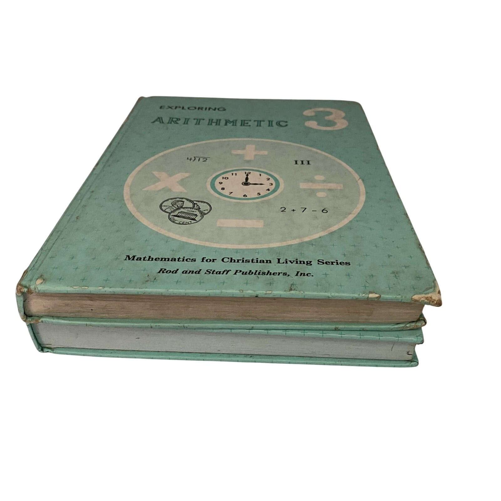 Rod and Staff Arithmetic Math Grade 3 Student Textbook Teacher Manual Lot of 2