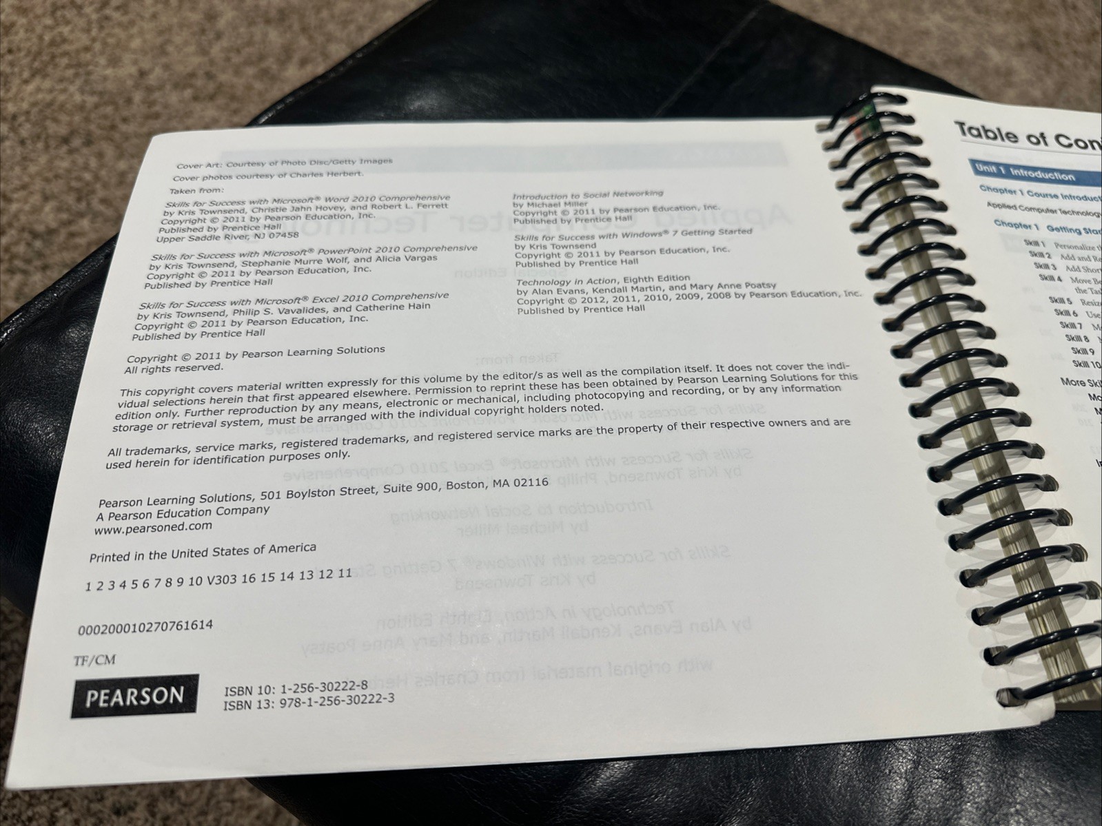Pearson’s Applied Computer Technology Softcover Special Edition 2011