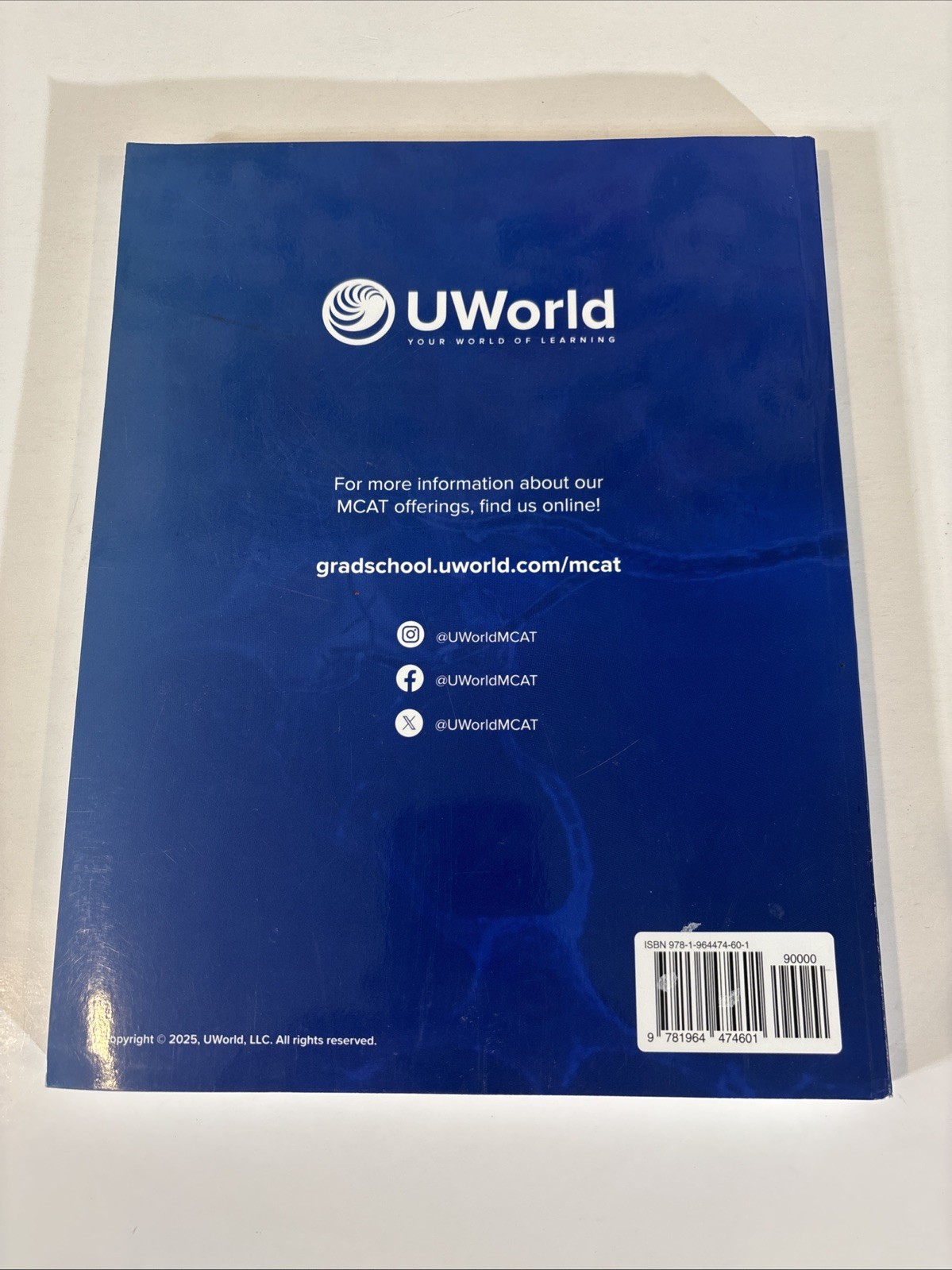 UWorld MCAT Prep Book 2026-2027 Behavioral Sciences 2nd Edition by UWorld