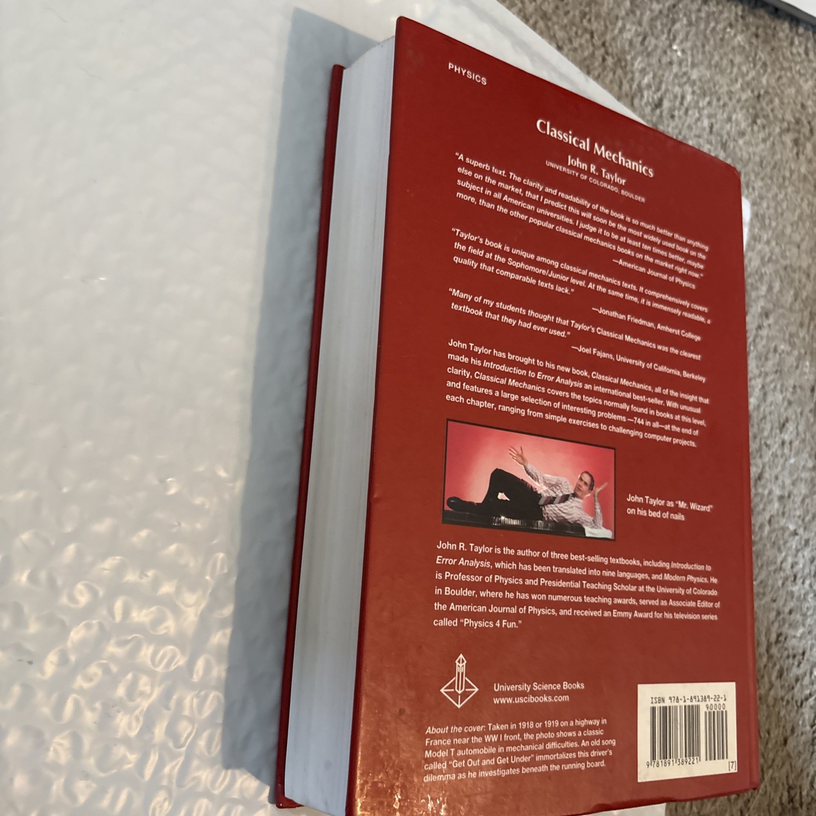 Classical Mechanics by John R. Taylor (2005, Hardcover) Physics Textbook Science