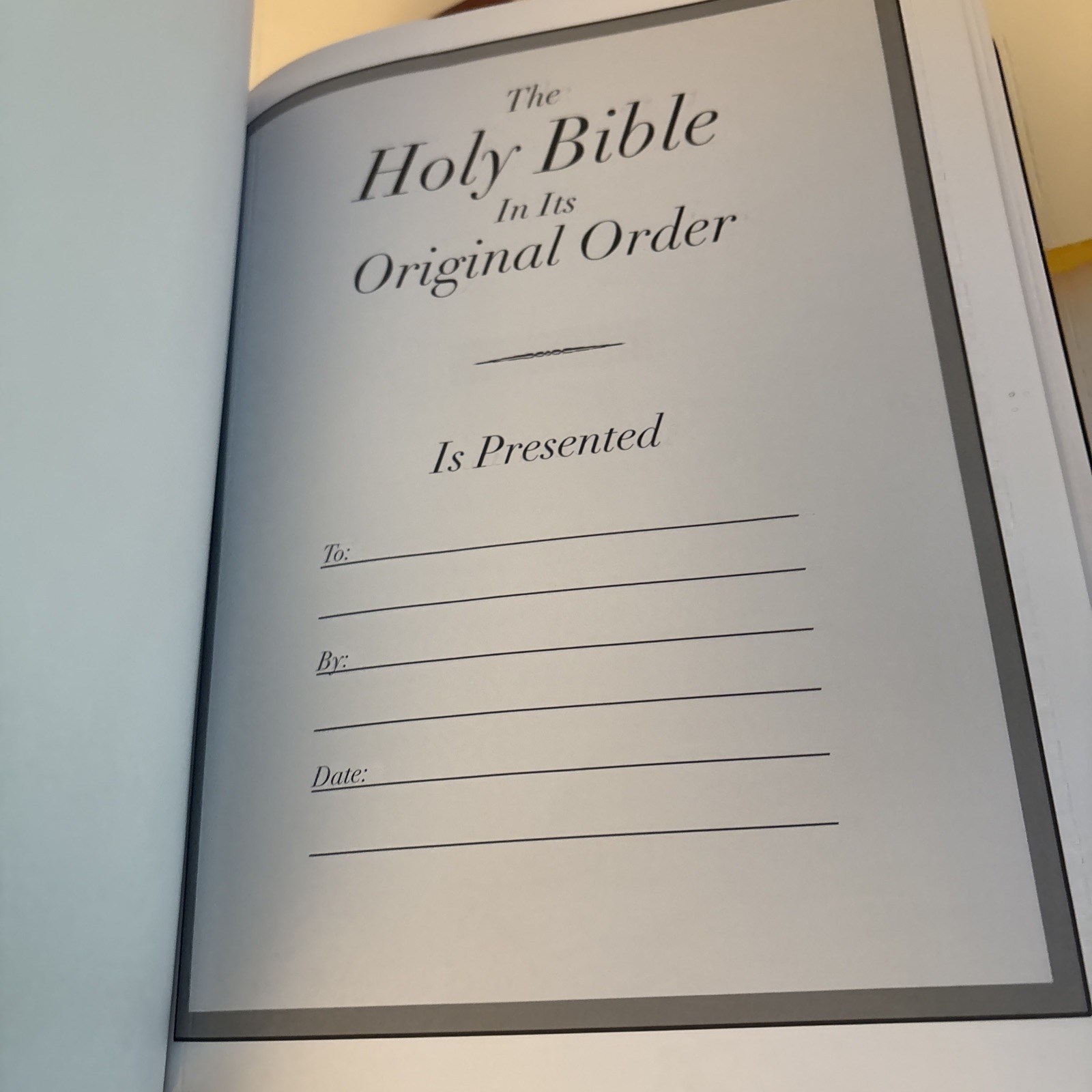 The Holy Bible Its Original Order A Faithful Version Commentary 2nd Leatherette