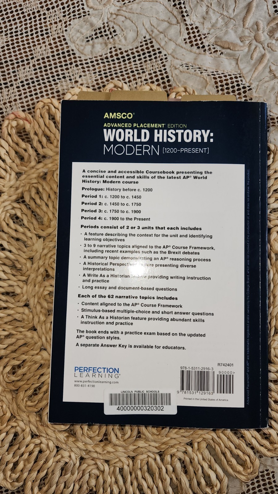 Amsco Advanced Placement Edition World History Modern 1200-present