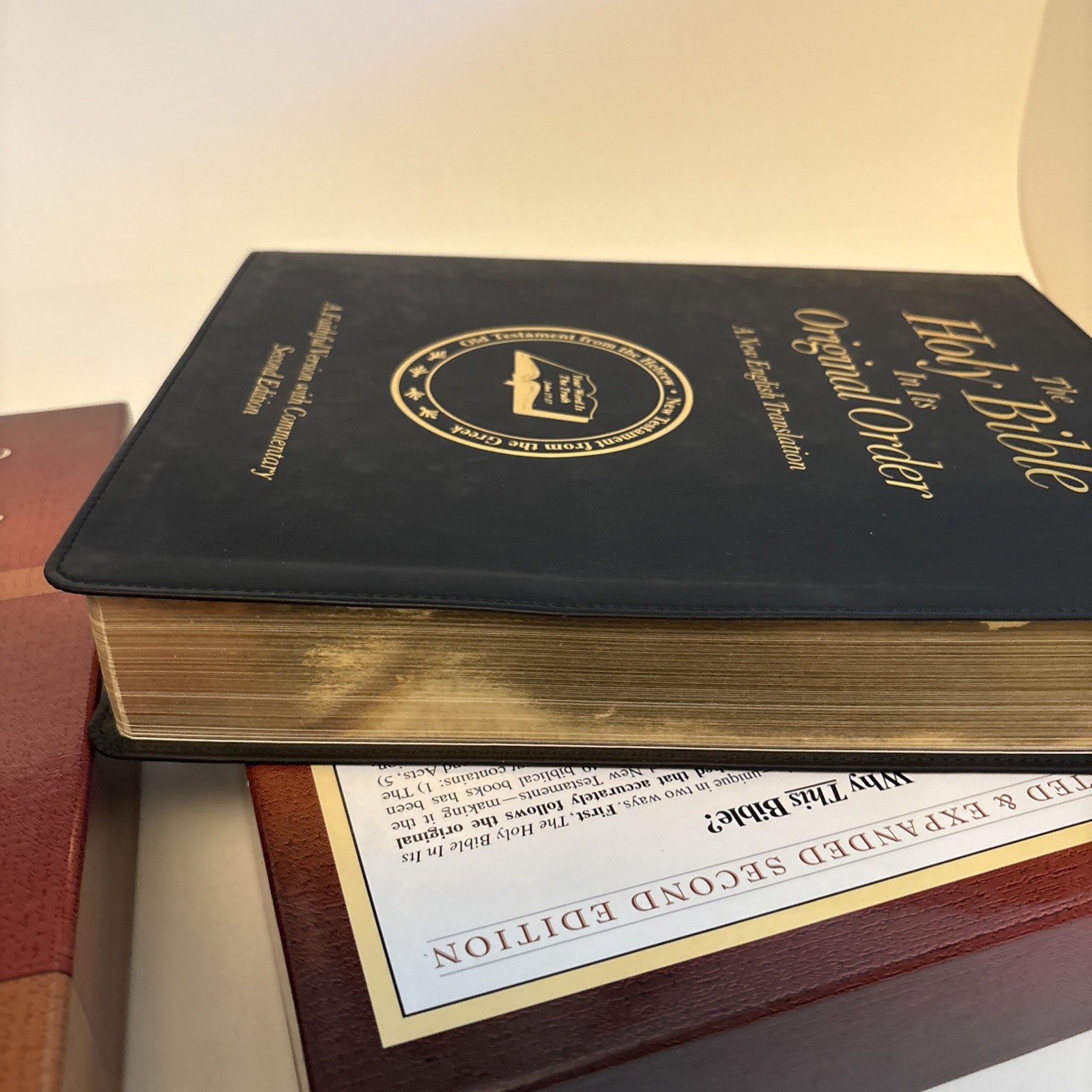 The Holy Bible Its Original Order A Faithful Version Commentary 2nd Leatherette