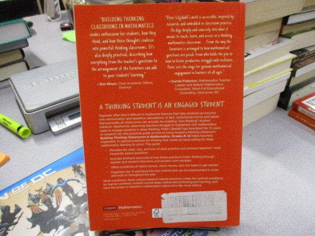 Building Thinking Classrooms in Mathematics, Grades K-12: 14 Teaching Practices