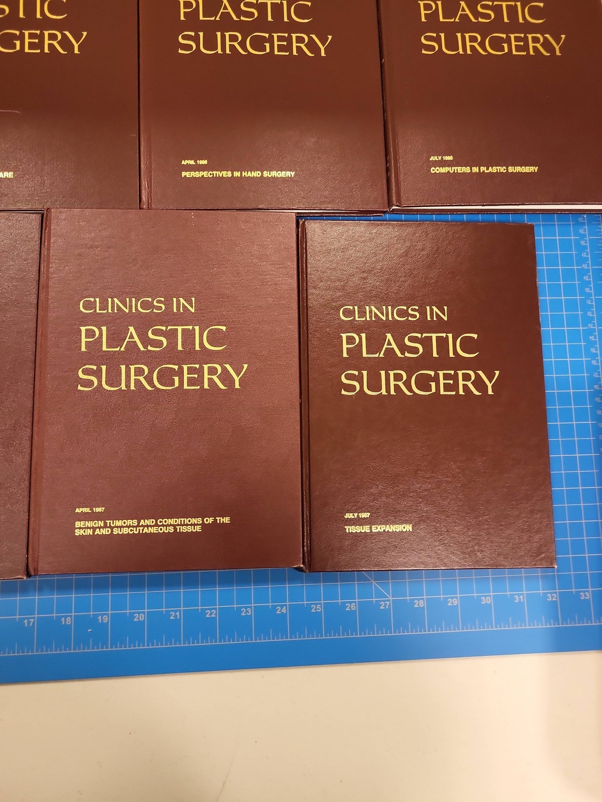 Clinics in Plastic Surgery 9 Vol Set 1985-1987 Saunders Medical Textbooks