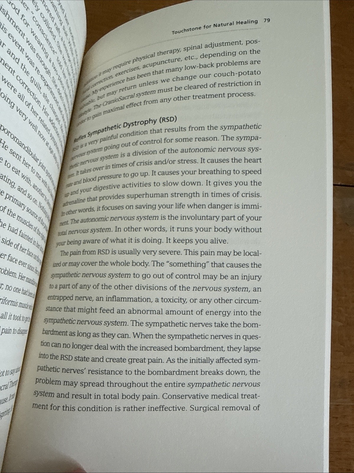 CranioSacral Therapy: Touchstone for Natural Healing John Upledger 2001 PB