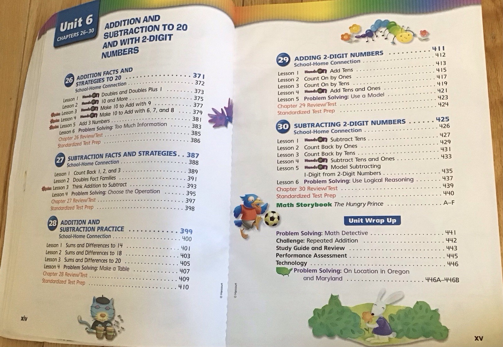 1st Grade 1 Math Student Homeschool Workbook 455 Pages Full Color Harcourt NEW