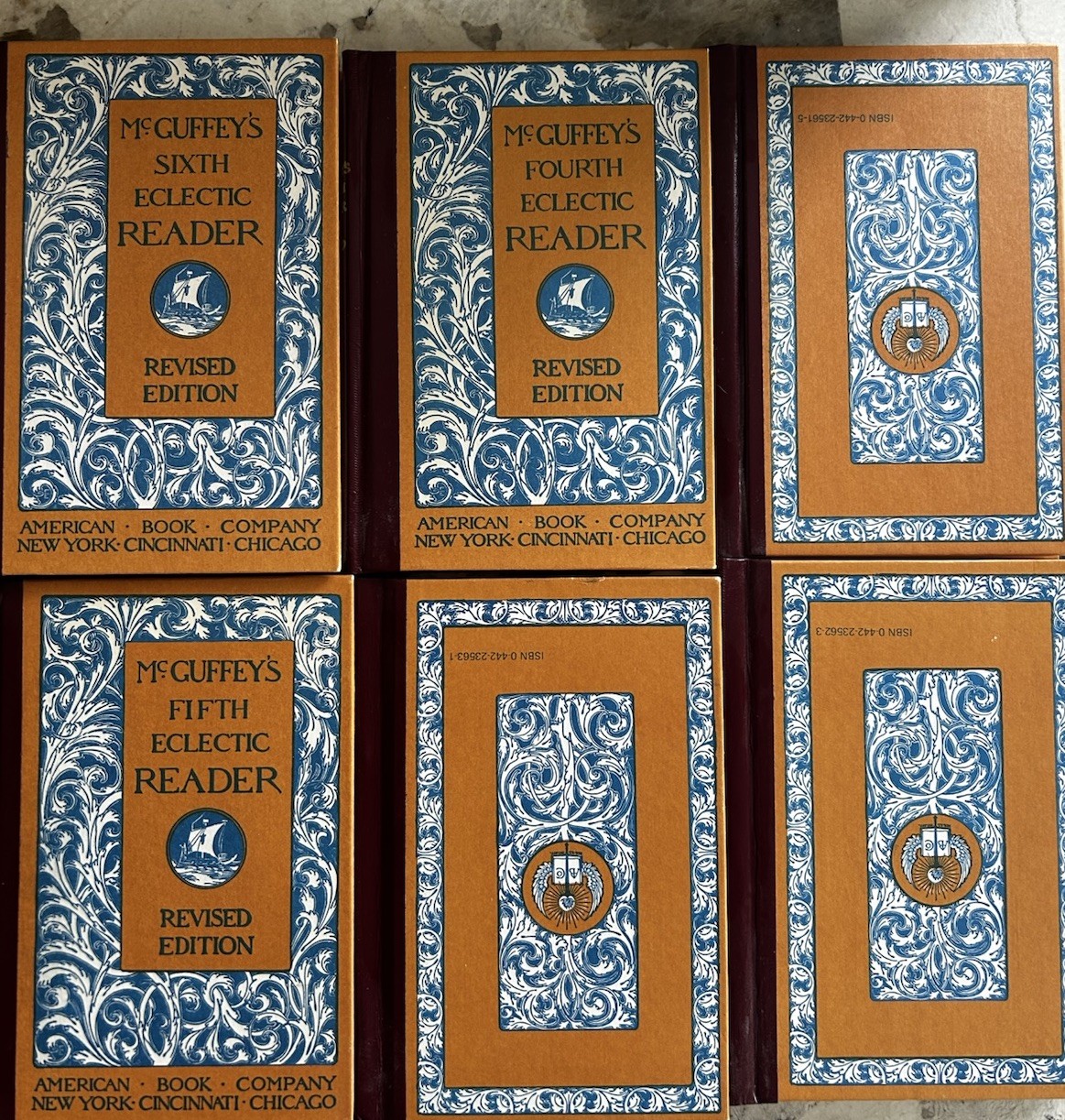 McGuffeys Eclectic Readers Primer thru the sixth Revised Ed. boxed set