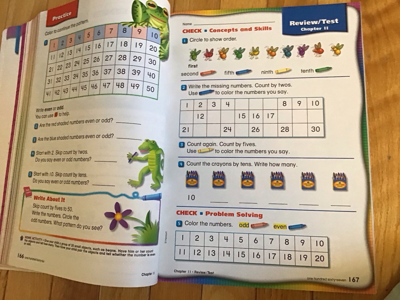 1st Grade 1 Math Student Homeschool Workbook 455 Pages Full Color Harcourt NEW
